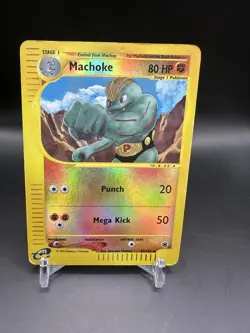 MACHOKE 85/165 Reverse Holo Expedition Base Set e-series Pokemon Card - Image 1