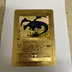 Shining Charizard 1st Edition Gold Pokemon Card 107/105 - Image 1