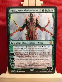 Nissa, Ascended Animist - Phyrexia: All Will be One - Mythic - NM - MTG - Image 1