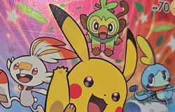 Pikachu Pokemon TCG Sword & Shield Black Star Promo SWSH020 Full Art Starters - Image 4