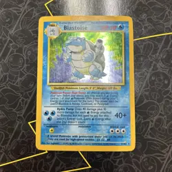 1999 Blastoise Holo Rare Pokemon Card TCG 2/102 Base Set - Image 1