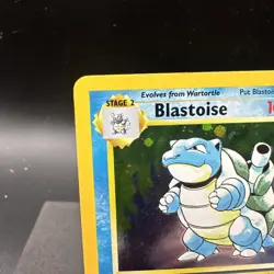Blastoise 2/102 Base Set Holo Rare 100 HP Pokemon TCG Card Vintage WOTC LP - Image 2