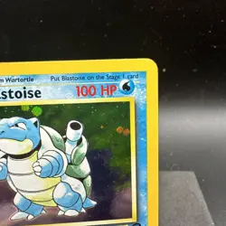 Blastoise 2/102 Base Set Holo Rare 100 HP Pokemon TCG Card Vintage WOTC LP - Image 3