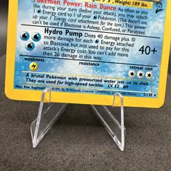 Blastoise 2/102 Base Set Holo Rare 100 HP Pokemon TCG Card Vintage WOTC LP - Image 4
