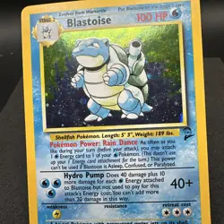 Blastoise 2/102 Base Set Holo Rare 100 HP Pokemon TCG Card Vintage WOTC LP - Image 5
