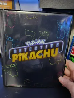 Pokemon Detective Pikachu 4-Card Binder Near Complete Set Charizard GX HP - Image 1