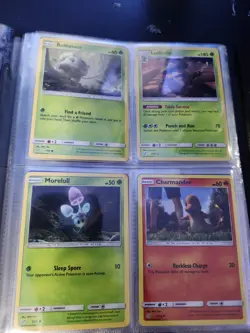 Pokemon Detective Pikachu 4-Card Binder Near Complete Set Charizard GX HP - Image 4