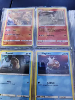 Pokemon Detective Pikachu 4-Card Binder Near Complete Set Charizard GX HP - Image 5