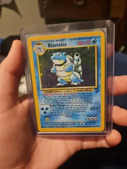 Pokemon Base Set 2 Holo Blastoise Card 002/130 - Image 1