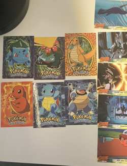 Topps Pokemon The Movie Animation Series Blue Card Lot x42 - no dupes - Image 2
