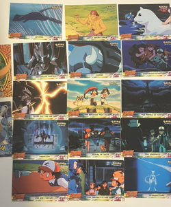 Topps Pokemon The Movie Animation Series Blue Card Lot x42 - no dupes - Image 3