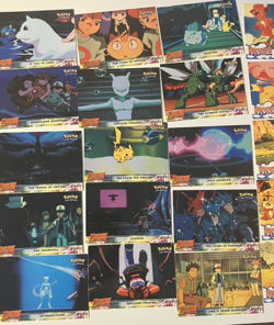 Topps Pokemon The Movie Animation Series Blue Card Lot x42 - no dupes - Image 4