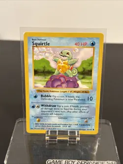 Pokemon Squirtle 63/102 Shadowless - Base Set - LP - Image 1