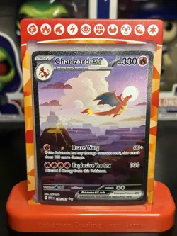 Charizard EX #199/165 - Scarlet & Violet 151 Special Illustration Rare Pokemon - Image 1