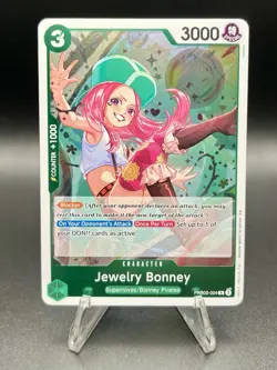 Jewelry Bonney PRB-02 PRB02-004 Foil Rare The Best Vol 2 One Piece Card TCG - Image 1