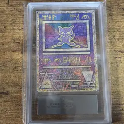 ARS 10 Pokemon Card ANCIENT MEW " NINTEDO " ERROR 1999 PROMO Japanese PSA - Image 2