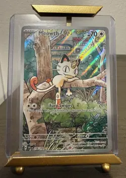 The Pokemon Company Meowth Holo Card 106/094 Basic 70 HP Pokemon TCG 2025 - Image 1