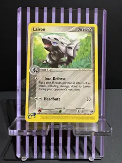 Pokemon TCG Lairon 41/100 (2003) – EX Sandstorm Vintage Card - NM - Image 1