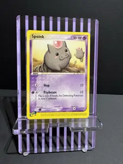 Pokemon TCG Spoink 74/97 (2003) – EX Dragon Vintage Card – NM - Image 1