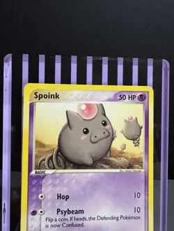 Pokemon TCG Spoink 74/97 (2003) – EX Dragon Vintage Card – NM - Image 2