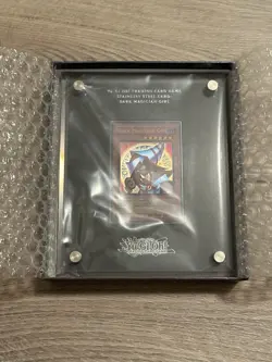 2024 KONAMI Yu-Gi-Oh Dark Magician Girl Stainless Steel Card English - Image 1