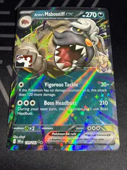 Arven's Mabosstiff ex 139/182 Prize Pack Series Cards Holo NM EN - Image 1