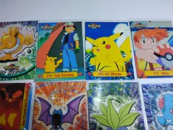 Pokemon Topps Trading Card Lot 23 Non Holo Ashe Misty Pikachu - Image 2