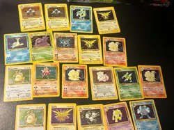 20 Card Vintage Holo Rare Pokemon Lot 1999/2000 Base Set, Jungle, Fossil - LP-HP - Image 1
