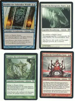 4 verschiedene Honden / different - CHAMPIONS KAMIGAWA - deutsch **Shrines** - Image 1