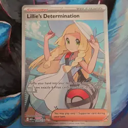 Pokemon TCG Lillie's Determination Trainer Supporter Me01 Mega Evolution 169/132 - Image 1