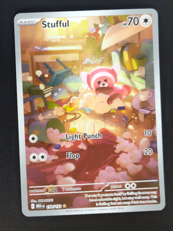 Pokemon TCG Stufful 154/132 ME Mega Evolution Base Set Illustration Rare NM - Image 1