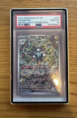 Pokemon Magnetron Surging Sparks Pokemon Center Exclusive ETB Promo PSA 10 - Image 1