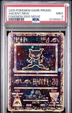 🌀🌀 Pokemon Ancient Mew 2000 Movie Promo Double! Swirl PSA Graded 9 Vintage - Image 3