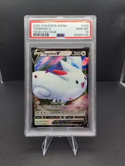 Pokemon Togekiss V 140/185 Vivid Voltage Ultra Rare Holo PSA 10 - Image 1