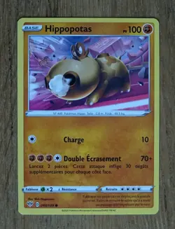 CARTE POKEMON HIPPOPOTAS 100 PV - Image 1