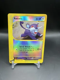 Rattata Reverse Holo 128/165 Pokemon Expedition E Reader Series WOTC 2002 - Image 1
