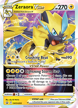 Zeraora VSTAR Promo SWSH: Sword & Shield Promo Cards SWSH265 NM - Image 1