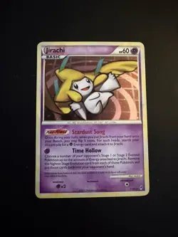 Pokemon 2011 TCG Call of Legends Holo Rare Jirachi Card 11/95 - Image 1