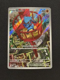 Pokemon TCG Riolu MEP 010 Promo ME: Mega Evolution Promo Cards Near Mint - Image 1