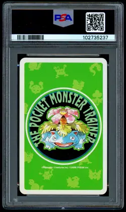 Pokemon RAICHU Japanese GREEN Back 3 of Diamonds POKER Playing Cards #26 - PSA 9 - Image 2