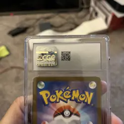 CGC 10 Herdier 154/086 AR Art Rare White Flare sv11W Pokemon Card - Image 4