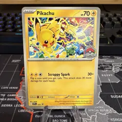 Pikachu Promo 2025 World Championships SVP EN 225 Pokemon Card - Image 1