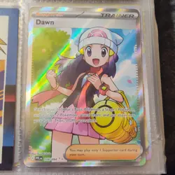 Pokemon TCG Dawn 118/094 Trainer Supporter Full Art Holo 2023 Card Stock - Image 1