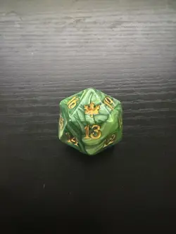 MTG Bloomburrow Bundle Oversized Spindown Life Counter D20 Dice - Image 1