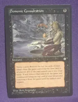 Magic the Gathering Denomic Consultation Sixth Edition EX Lightly Played - Image 1