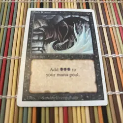 Dark Ritual LP Revised Edition MtG Free Shipping - Image 1