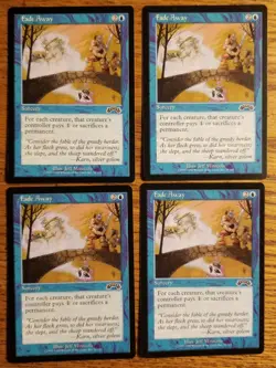 4x MTG Magic the Gathering Fade Away Exodus NM - Image 1
