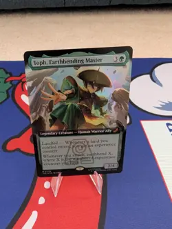 FOIL MTG Toph, Earthbending Master (Extended Art) #209 Avatar The Last Airbender - Image 1