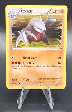 Pokemon TCG - 2011 Holo Excadrill - 30/30 Black & White Trainer Kit - Image 1