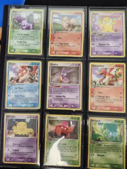 Pokemon EX FireRed & LeafGreen Lot – Reverse Holo Nidoran – Mixed Condition - Image 1
